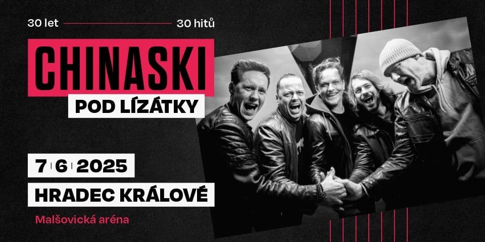 1 x Chinaski vstupenka