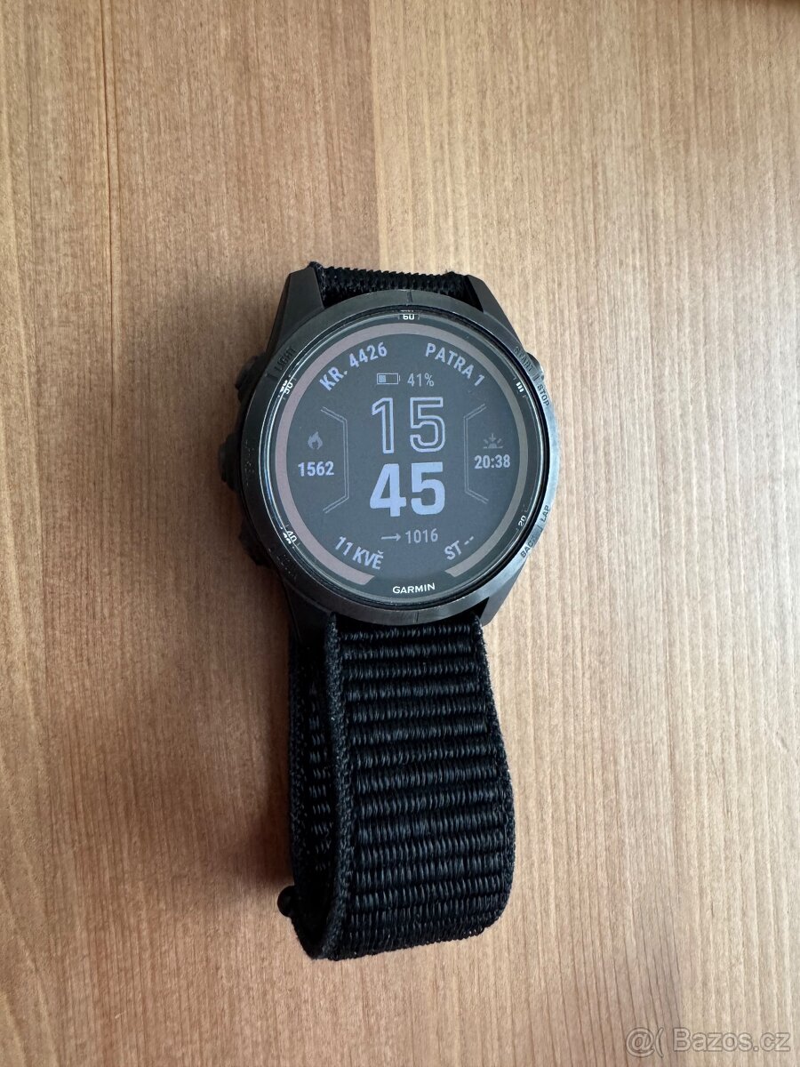 Garmin Fenix 7S Pro Sapphire Solar – Carbon Gray DLC Titaniu