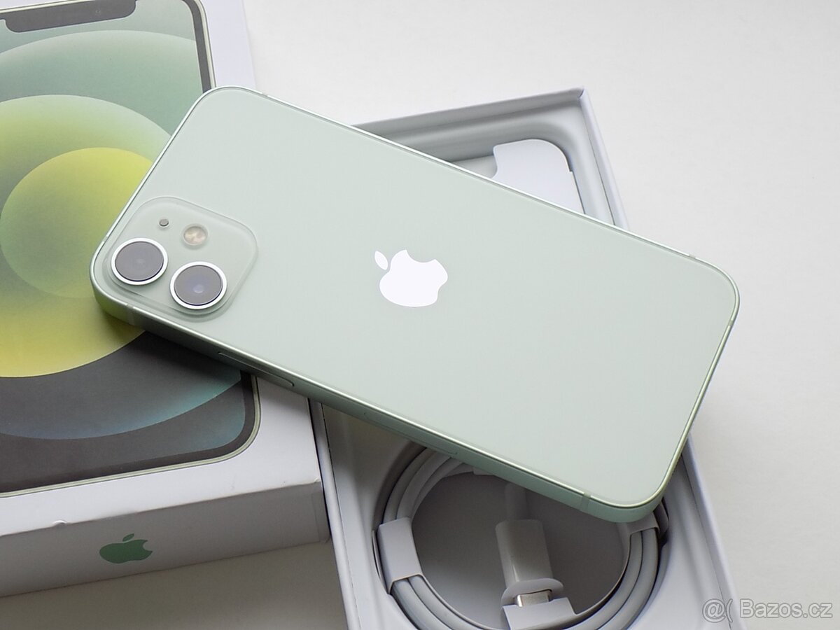 APPLE iPhone 12 mini 128GB Green - ZÁRUKA 12 MĚSÍCŮ - TOP