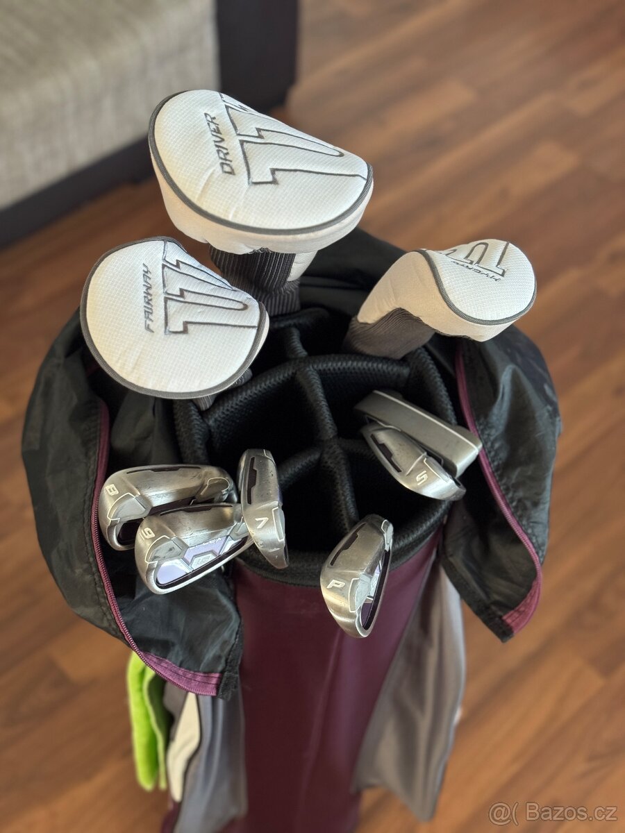 Prodám dámský golfový bag s holemi Wilson – jako nové