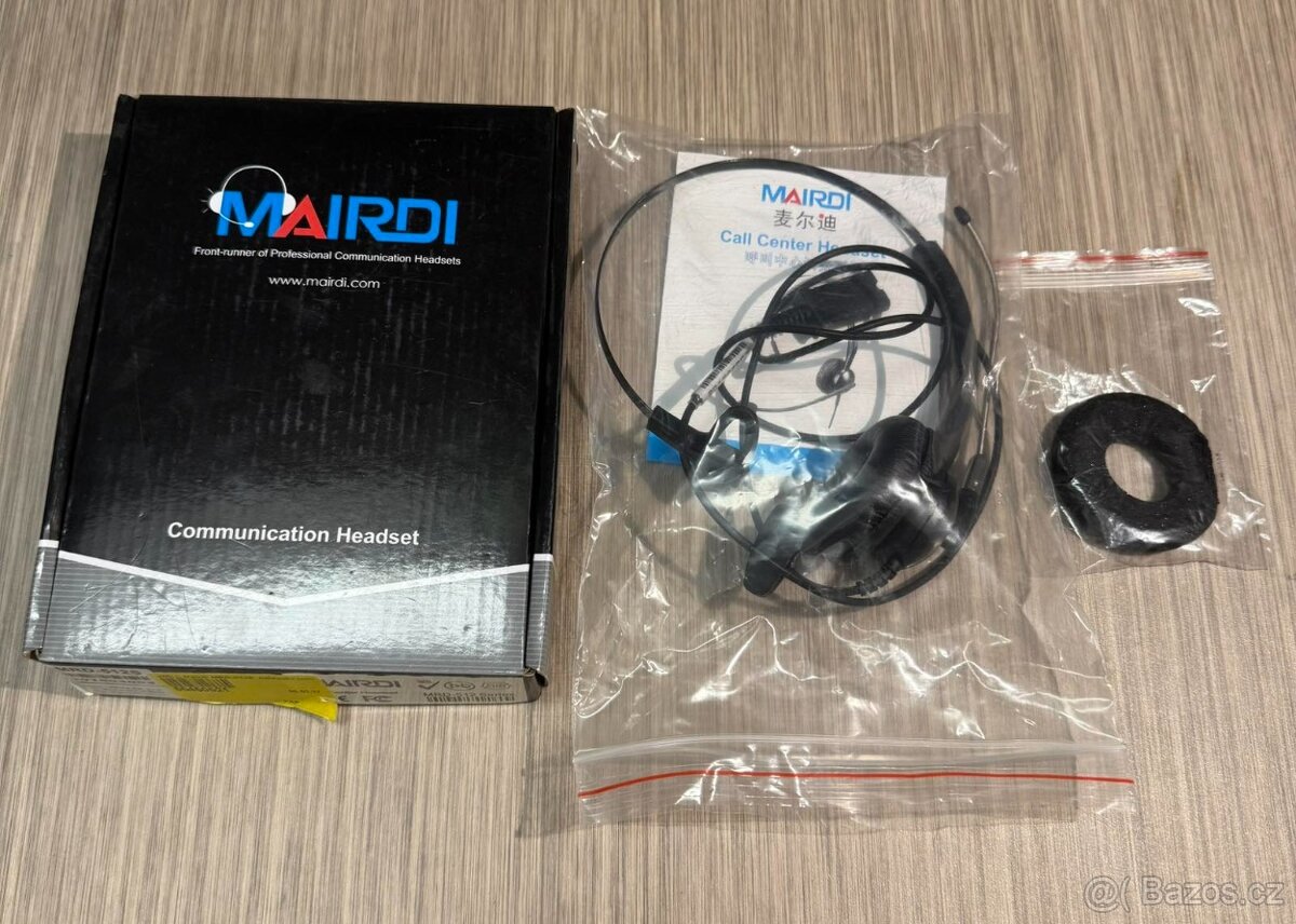 WELL Mairdi MRD-512S, náhlavka