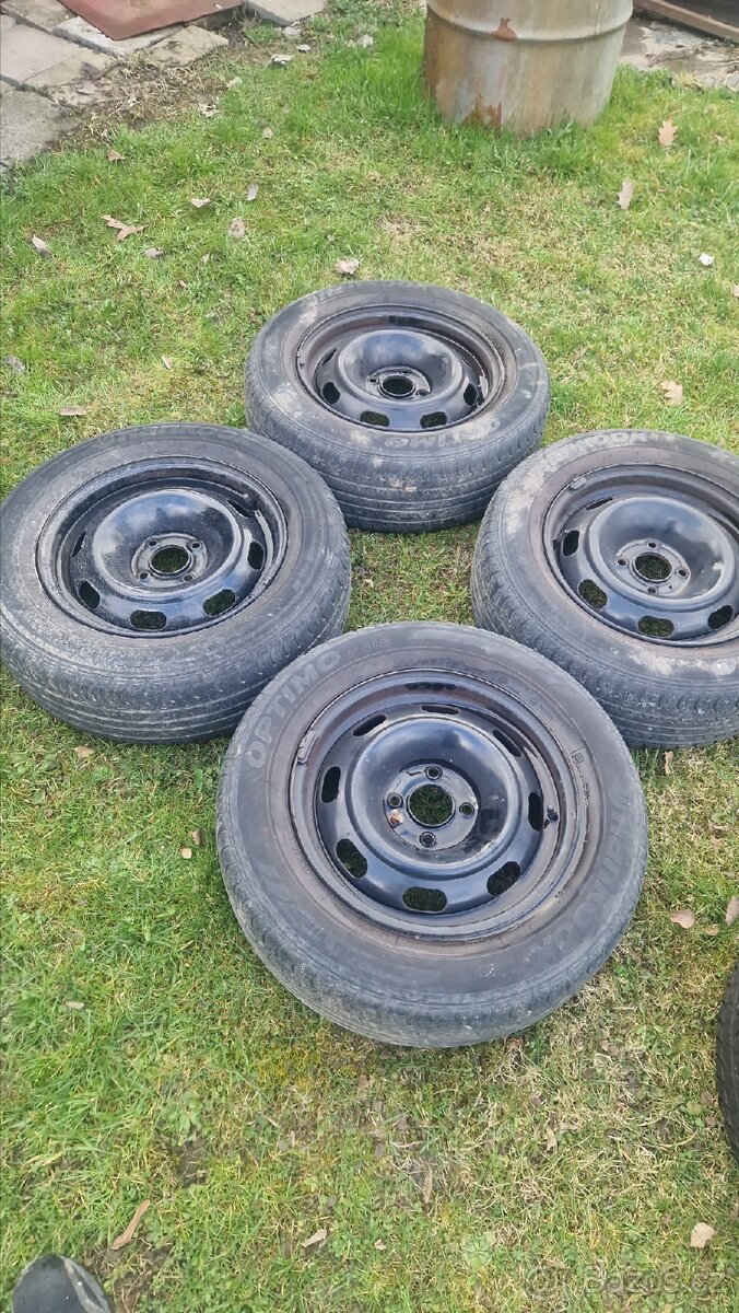 Prodam 4 kusy 195/65 R15 4x108, Hankook - Optimo