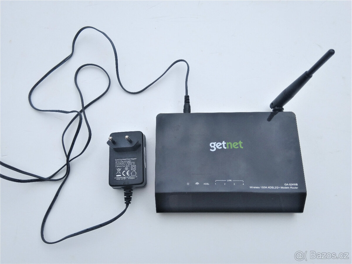 ADSL2+ WIRELESS MODEM EXTERNÍ ROUTER GETNET GA-524WB
