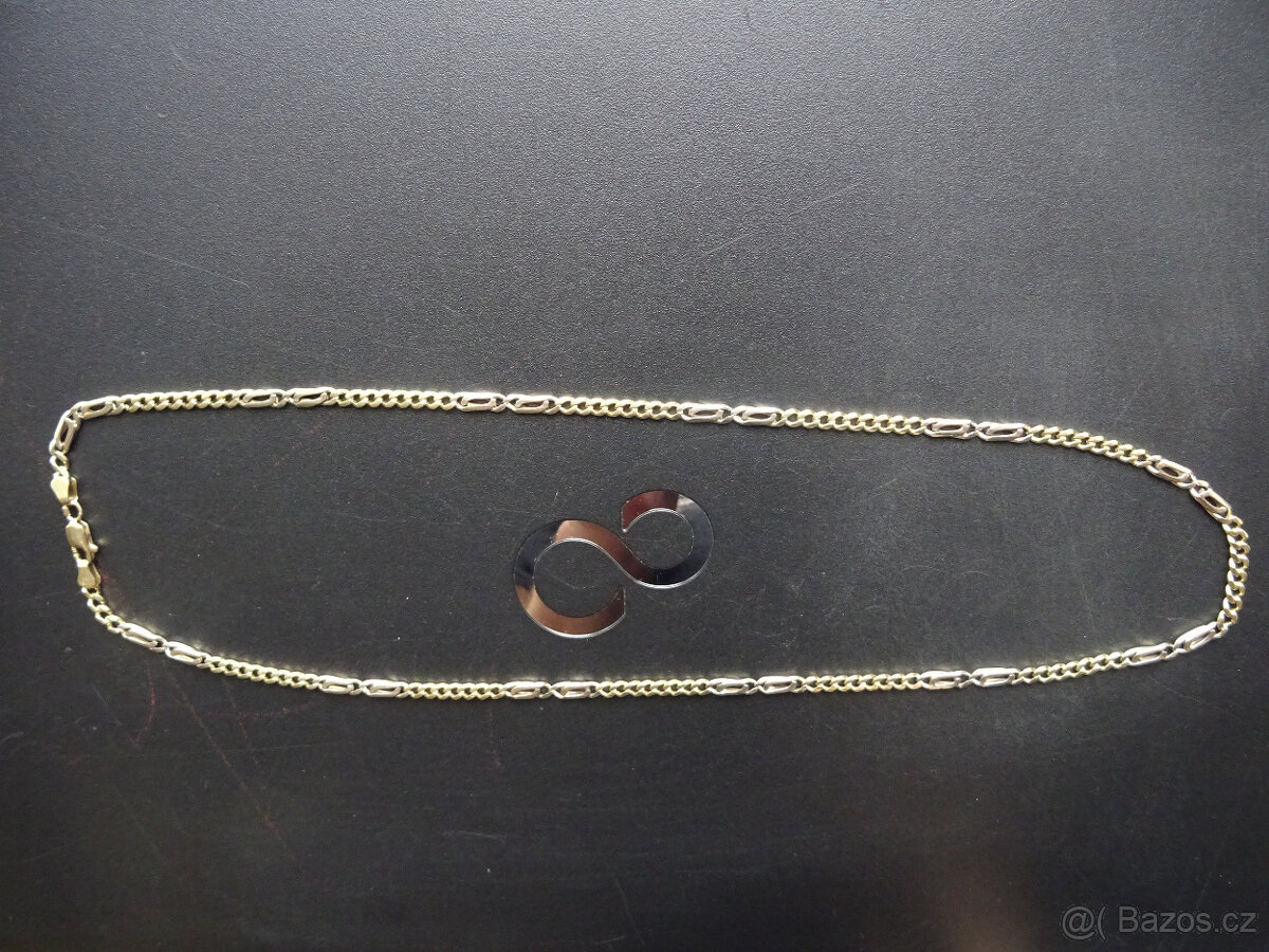 Zlatý řetízek 14kt zlato 585/1000 28,5g