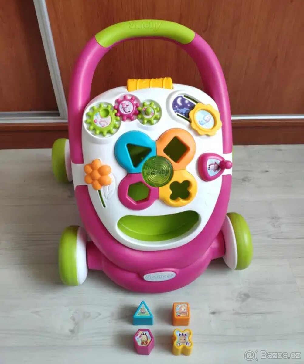 Smoby interaktivní hračka a tlačítko/ chodítko 2v1