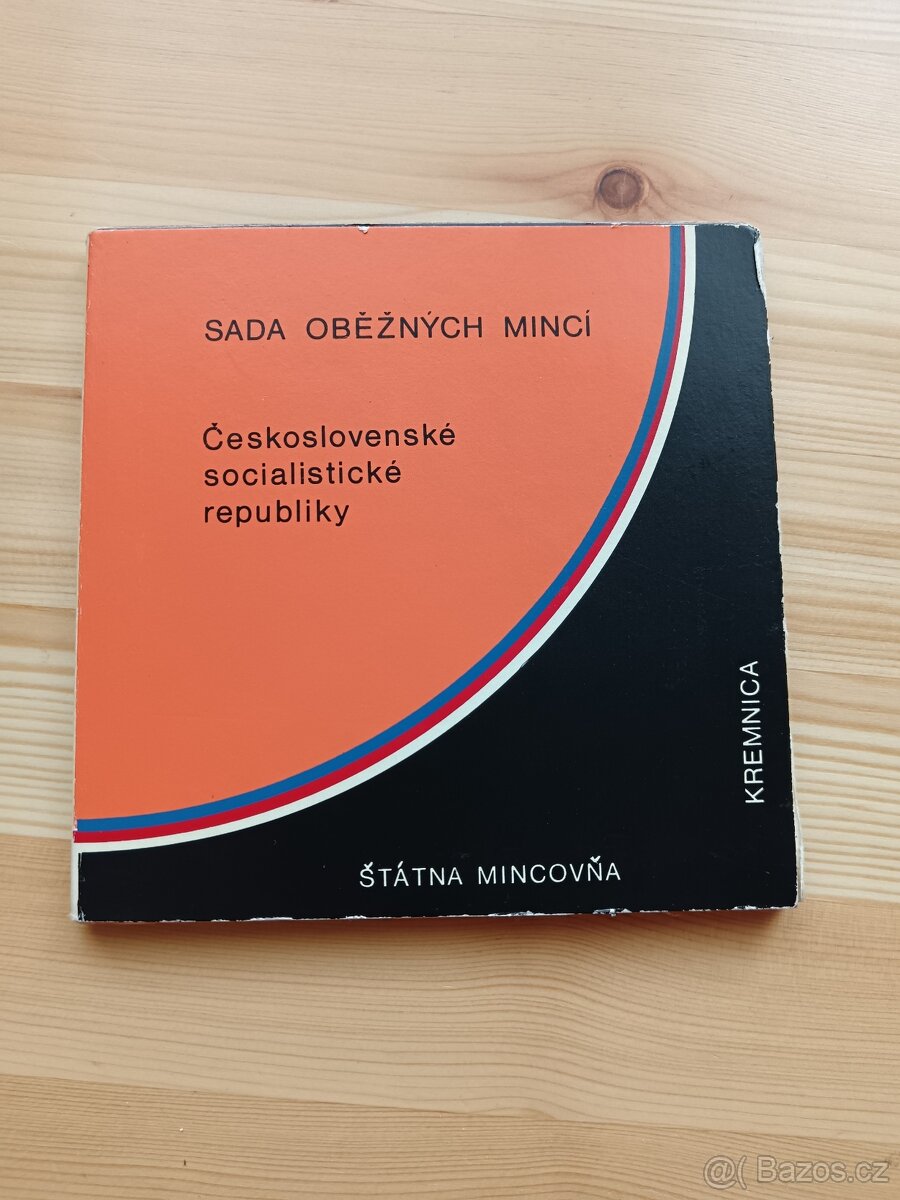 Sada oběžných mincí Československo 1989