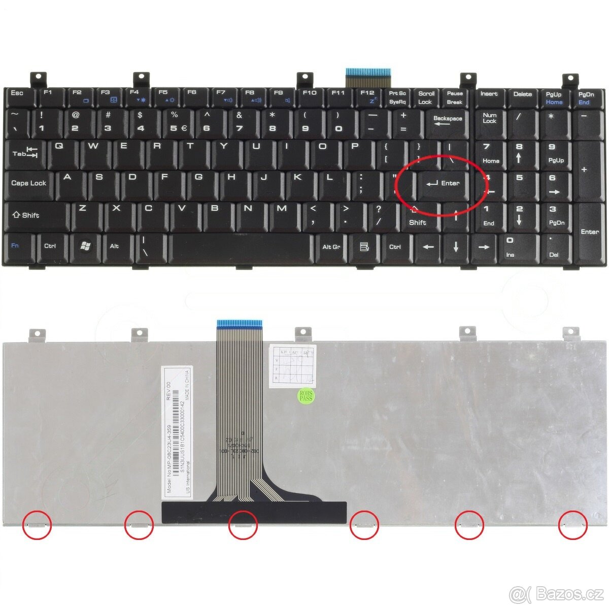 Nová klávesnice MSI CR500 VR610 VR620 VR630 VR700 VX600