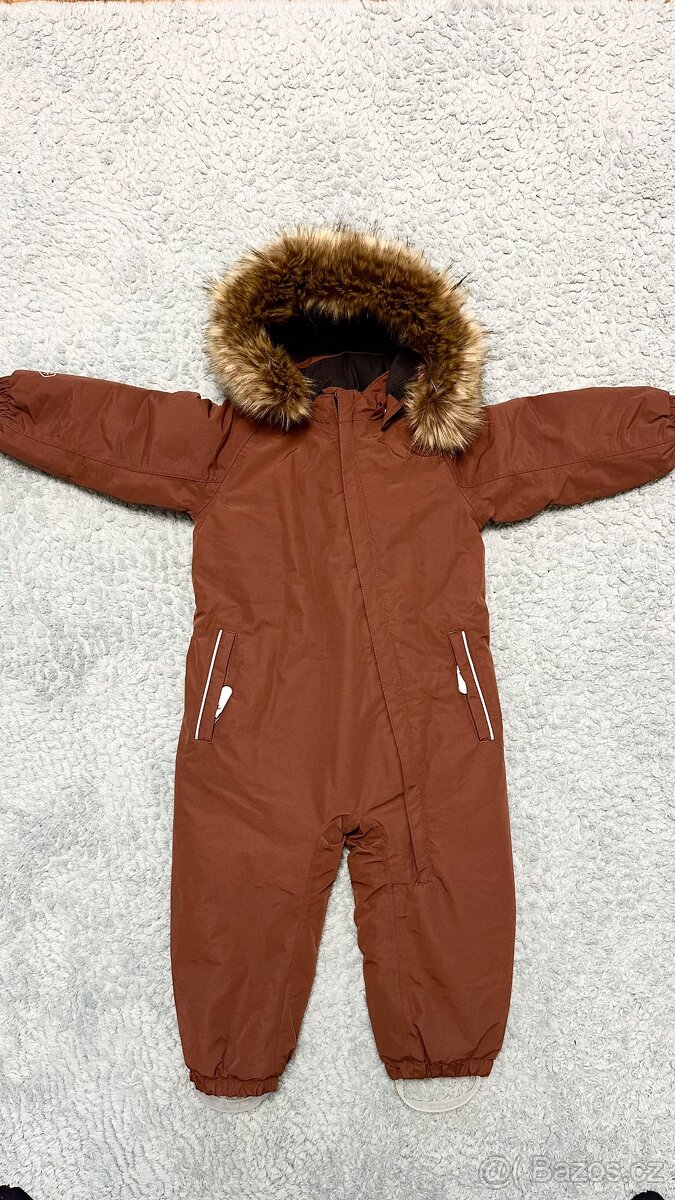 Dětská zimní kombinéza s kožešinou Color Kids 92
