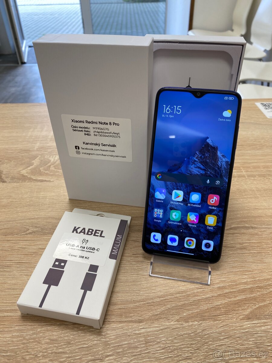 Xiaomi Redmi Note 8 Pro, 64 Gb - modrý | TOP stav