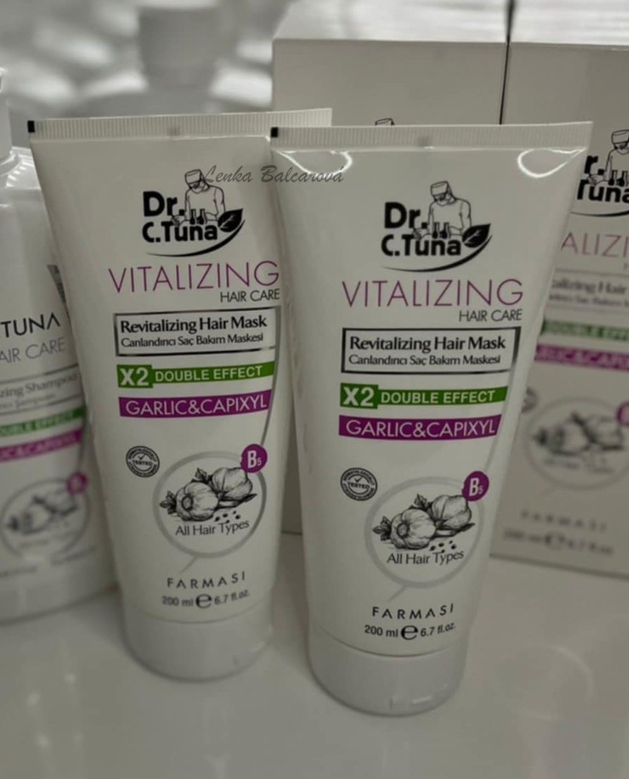 Česneková maska na vlasy