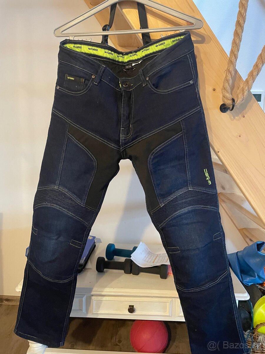 Moto jeans W-Tech, nové, vel. 34