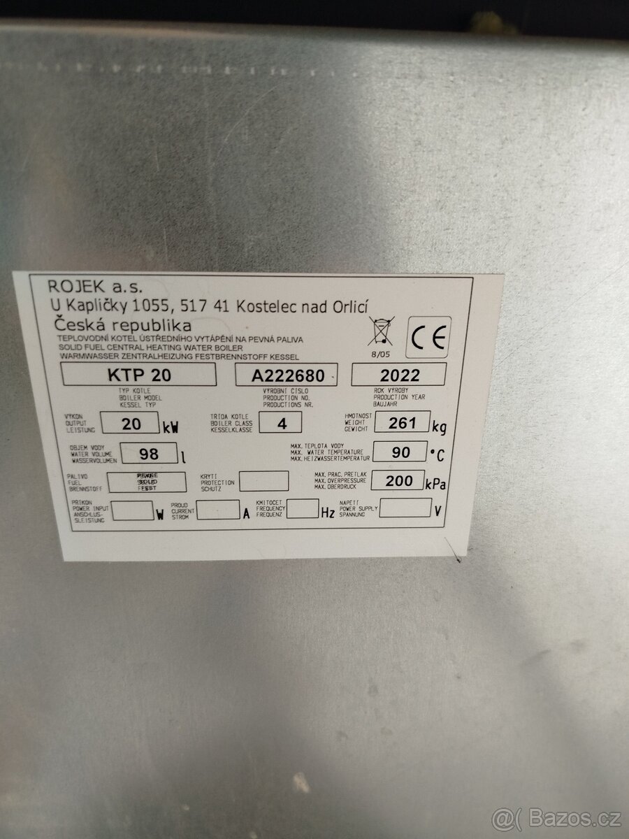 Prodám kotel na tuhé paliva