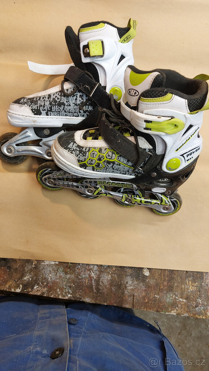 kolečkové brusle
