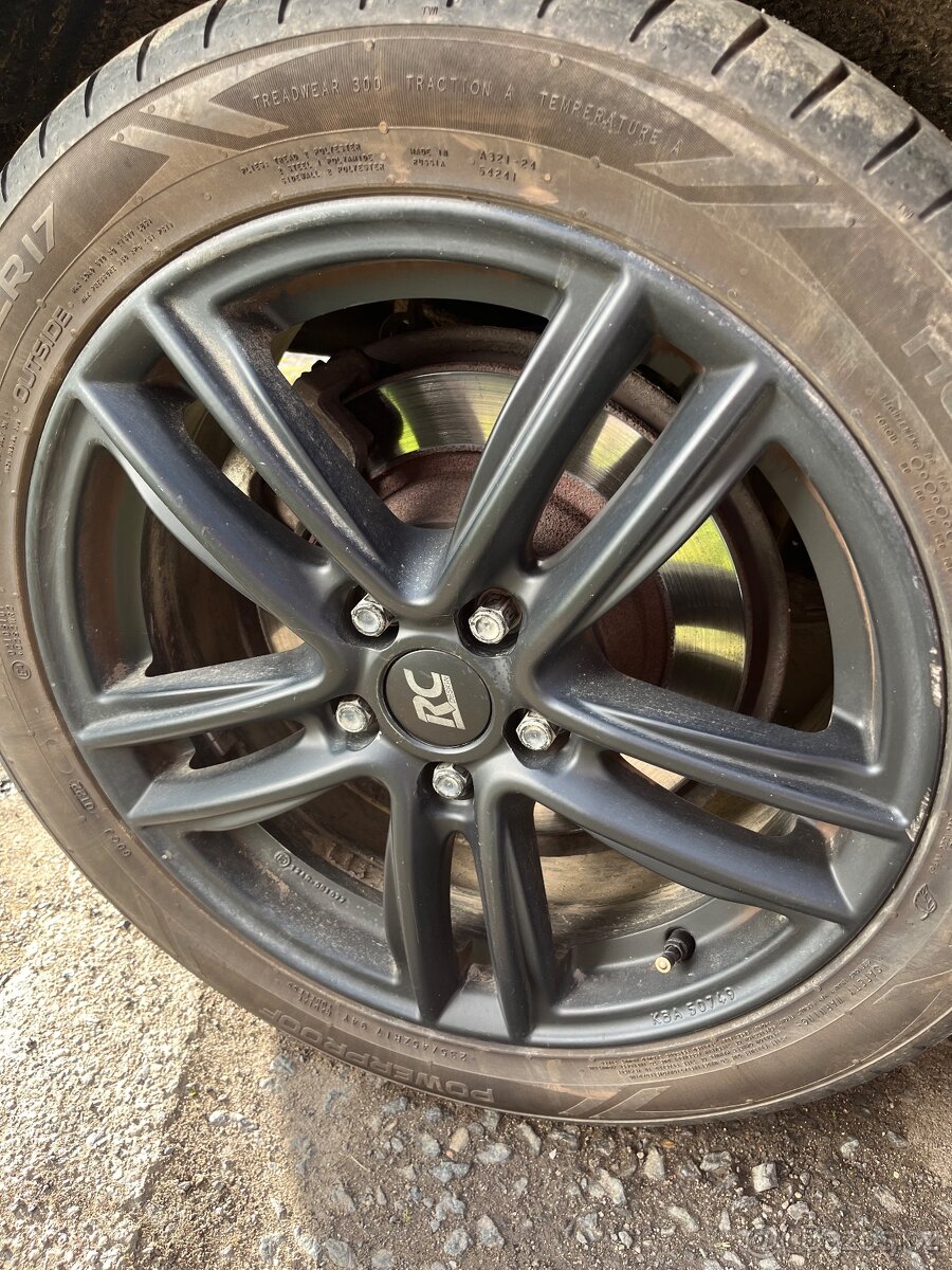 ALU kola 235/45/17 5x108 ET 55 7,5Jx17