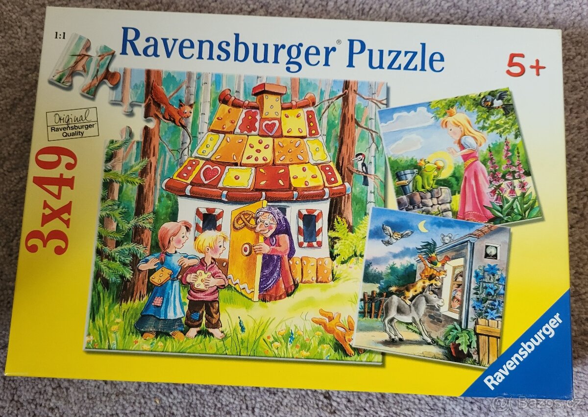 puzzle Ravensburger Pohádky 3 v 1