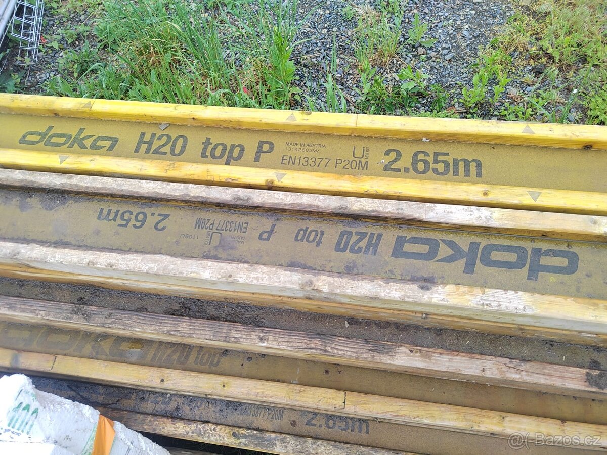 Dřevěný nosník doka H20 top P 2.65m