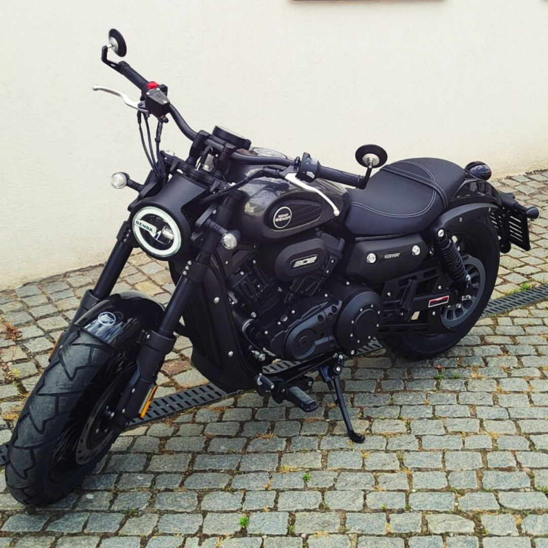 KEWAY - "MBP" V 302C ŠEDÁ - EURO 5 - PŘEDVÁDĚCÍ MOTOCYKL