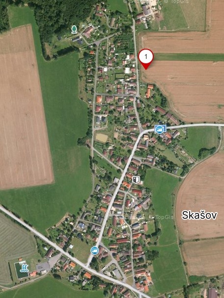 Stavební pozemky v obci Skašov, 25 min. od Plzně