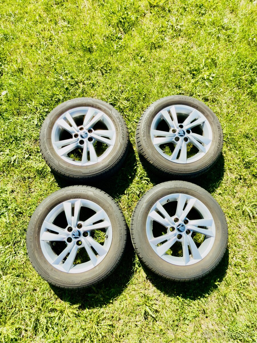 Prodám ALU kola Škoda Fabia III Cygrus 15”