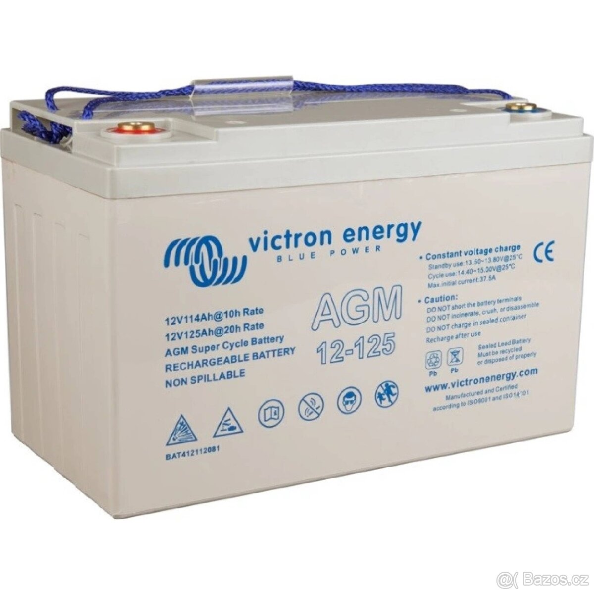 Solární baterie Victron Energy AGM Super Cycle 125Ah