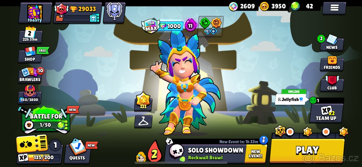 Prodám Brawl Stars účet