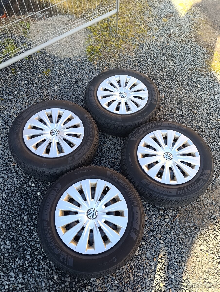 Originální zimní kola R15 VW, Škoda, Audi, Seat