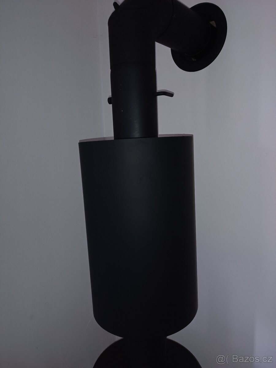 Kouřovod 120 mm s klapkou ( 250 mm )