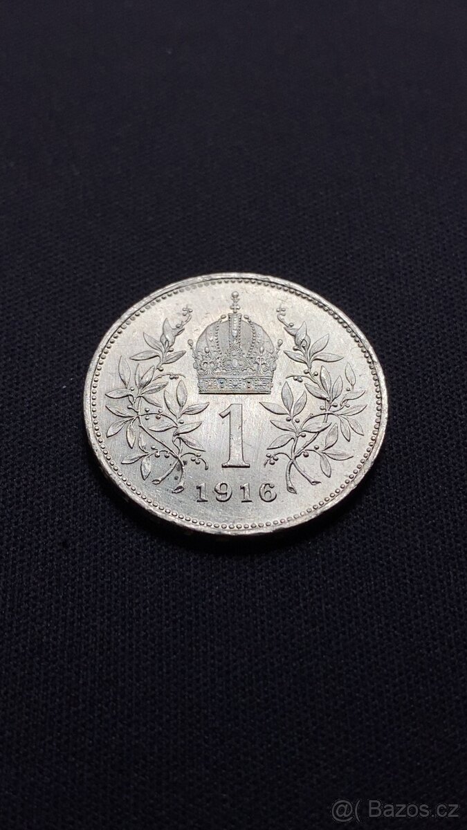 1 koruna 1916 BZ-sbírkový stav