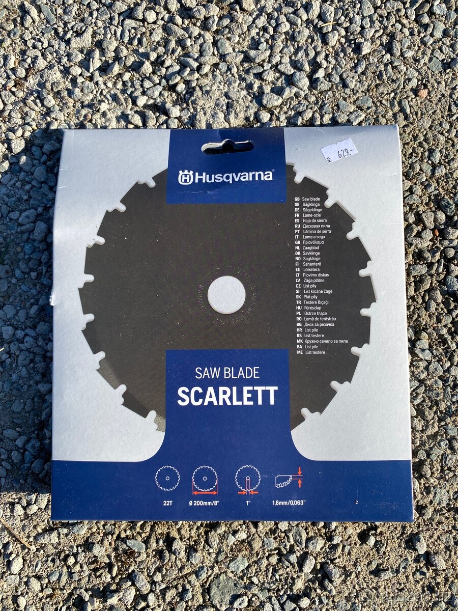 Pilový kotouč Husqvarna Scarlett 22 zubů 200 mm