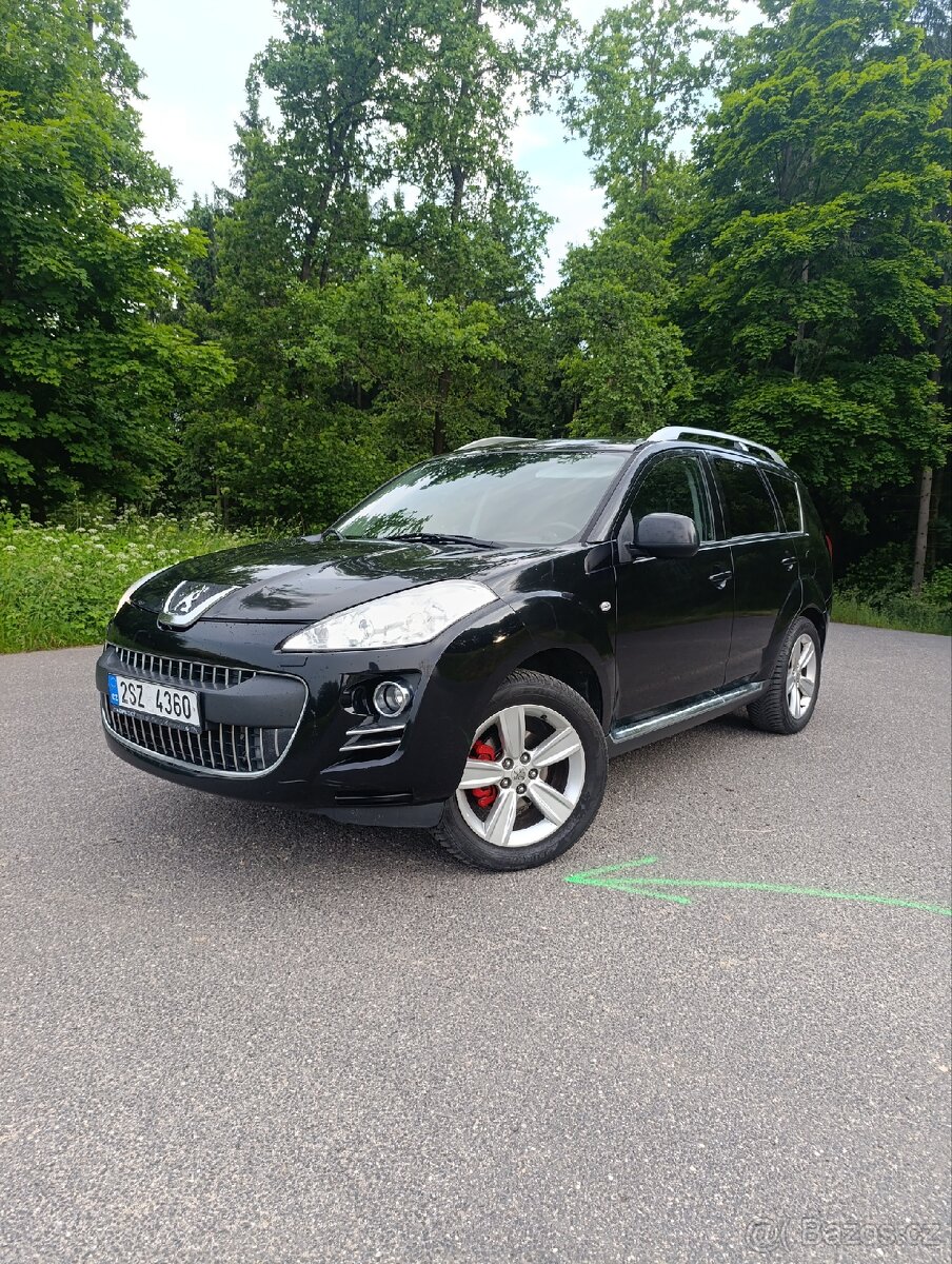 PEUGEOT 4007 2,2 hdi , 4x4 , AWD,7 míst, automat.