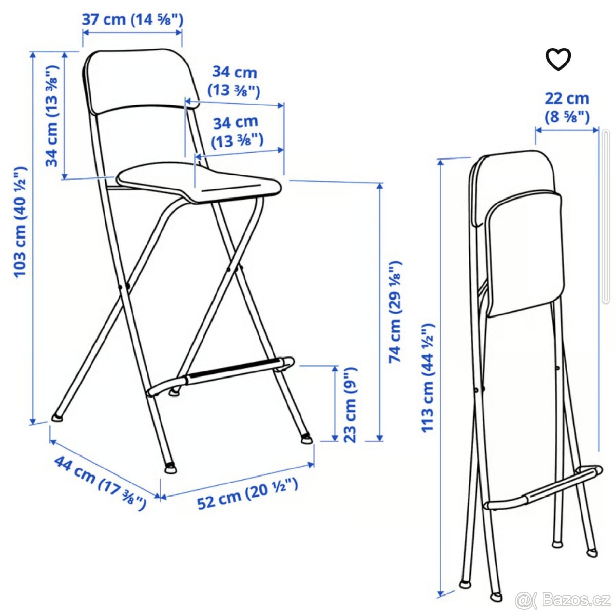 Barové židle Ikea