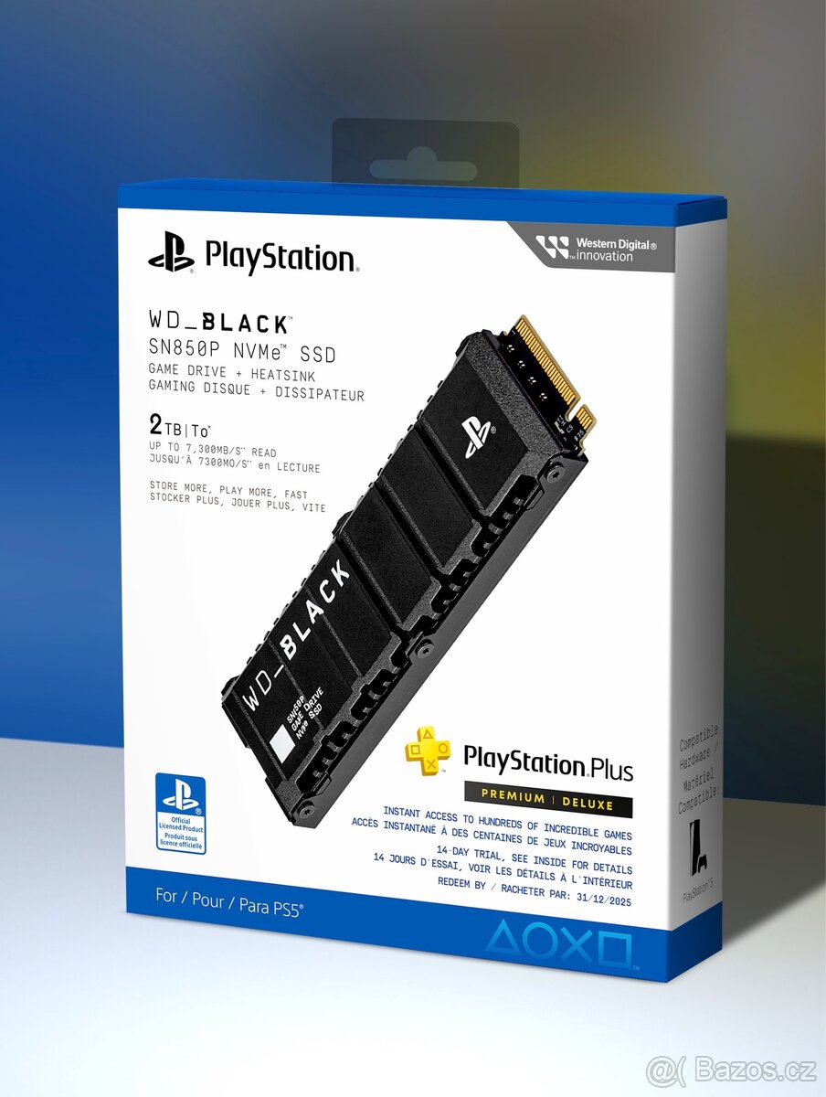 SN850P NVMe SSD 2TB PS5 NOVE