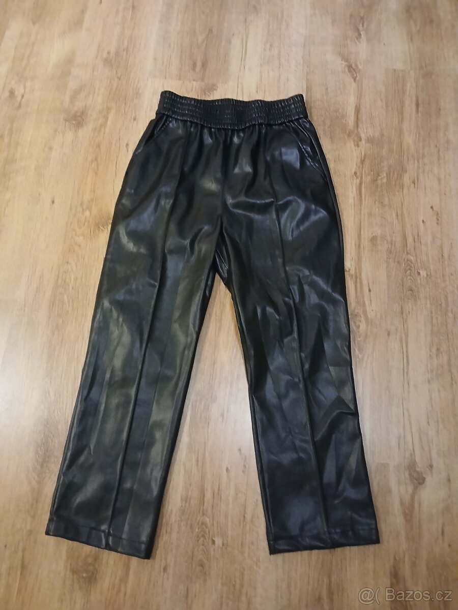 Dámské koženkové kalhoty H&M vel. 40