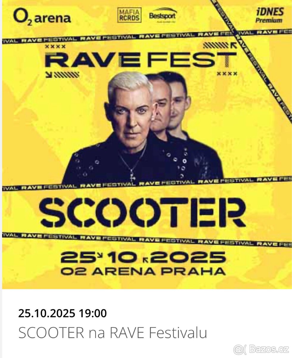 SCOOTER na RAVE Festivalu VIP