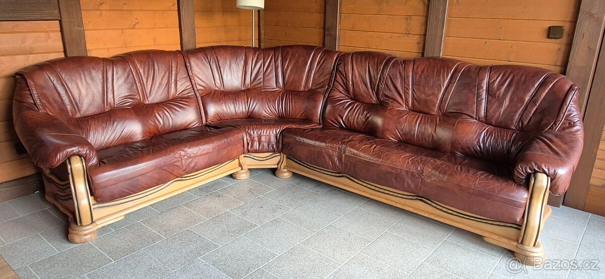 Kožená sedací souprava