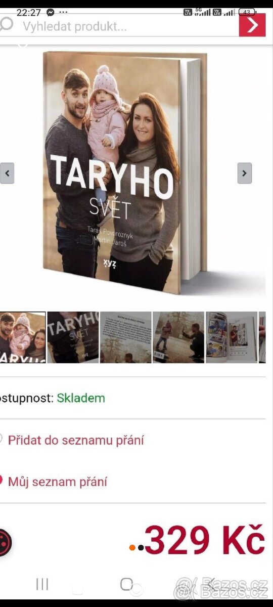 Prodám knihu taryho svět 2 kusy poslední nové.