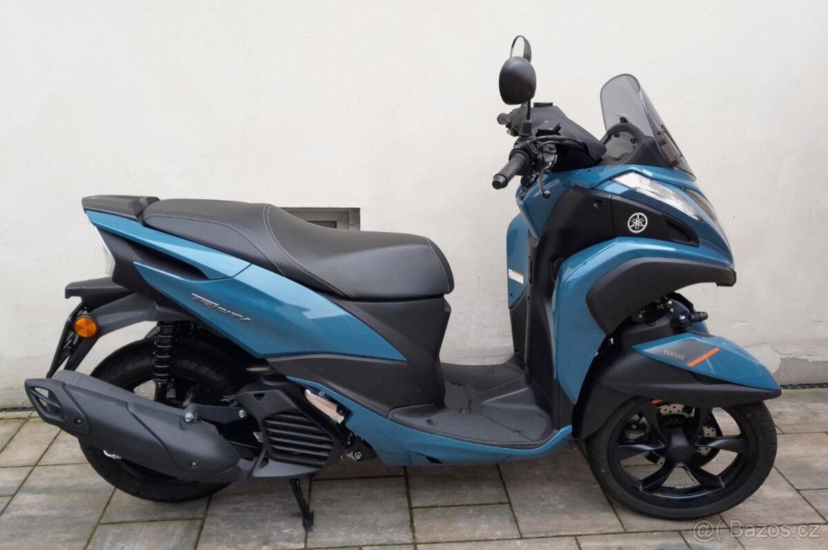 Yamaha Tricity 125, 2023, pouze 3000km, super stav, zánovní
