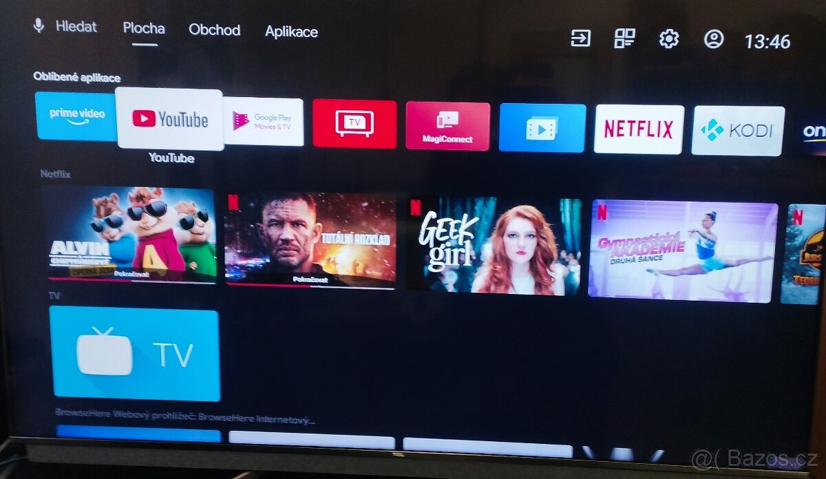 Smart Qled 4K UHD TCL tv 65" 164 cm