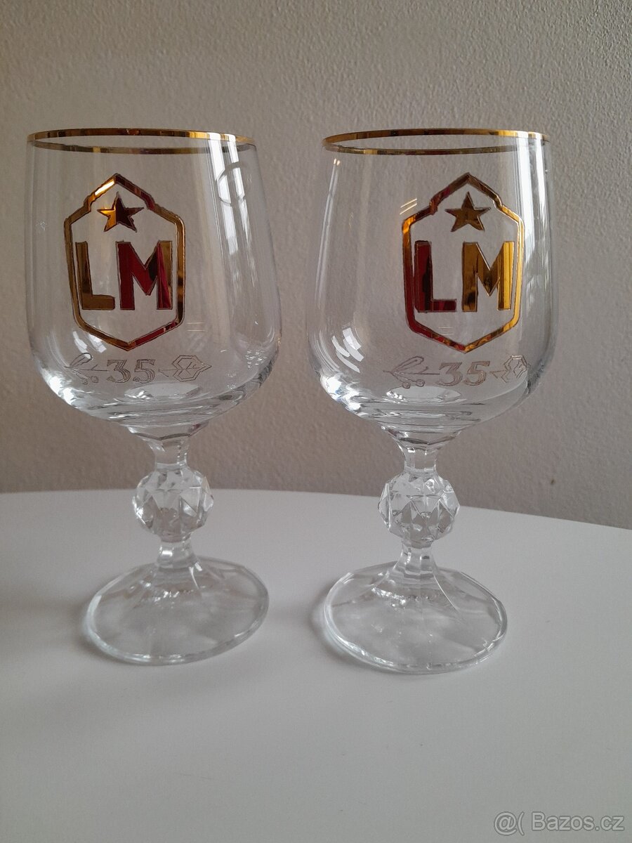 Sklenice LM Lidové Milice 2ks