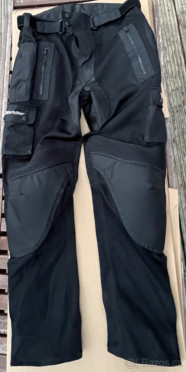 Letní motocyklové kalhoty DARK BIKER XXL – nenošené