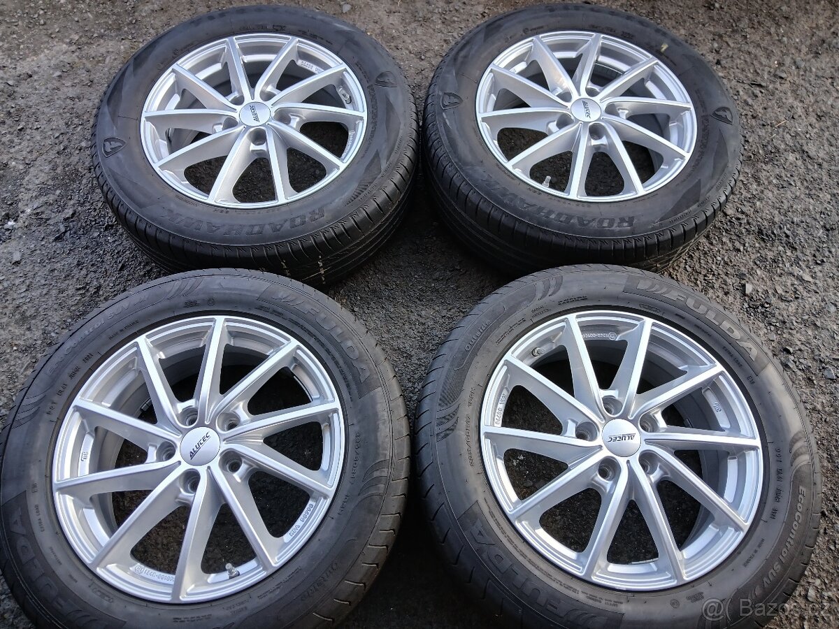 Prodám sadu ALU kol Alutec 225/60R17 letní