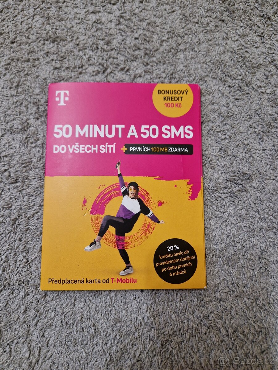 Předplacená karta od T-mobile