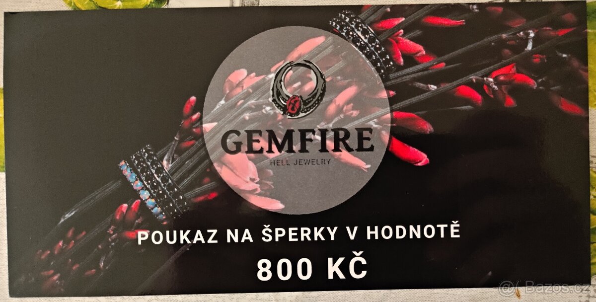 Voucher na šperky / piercing do Gemfire