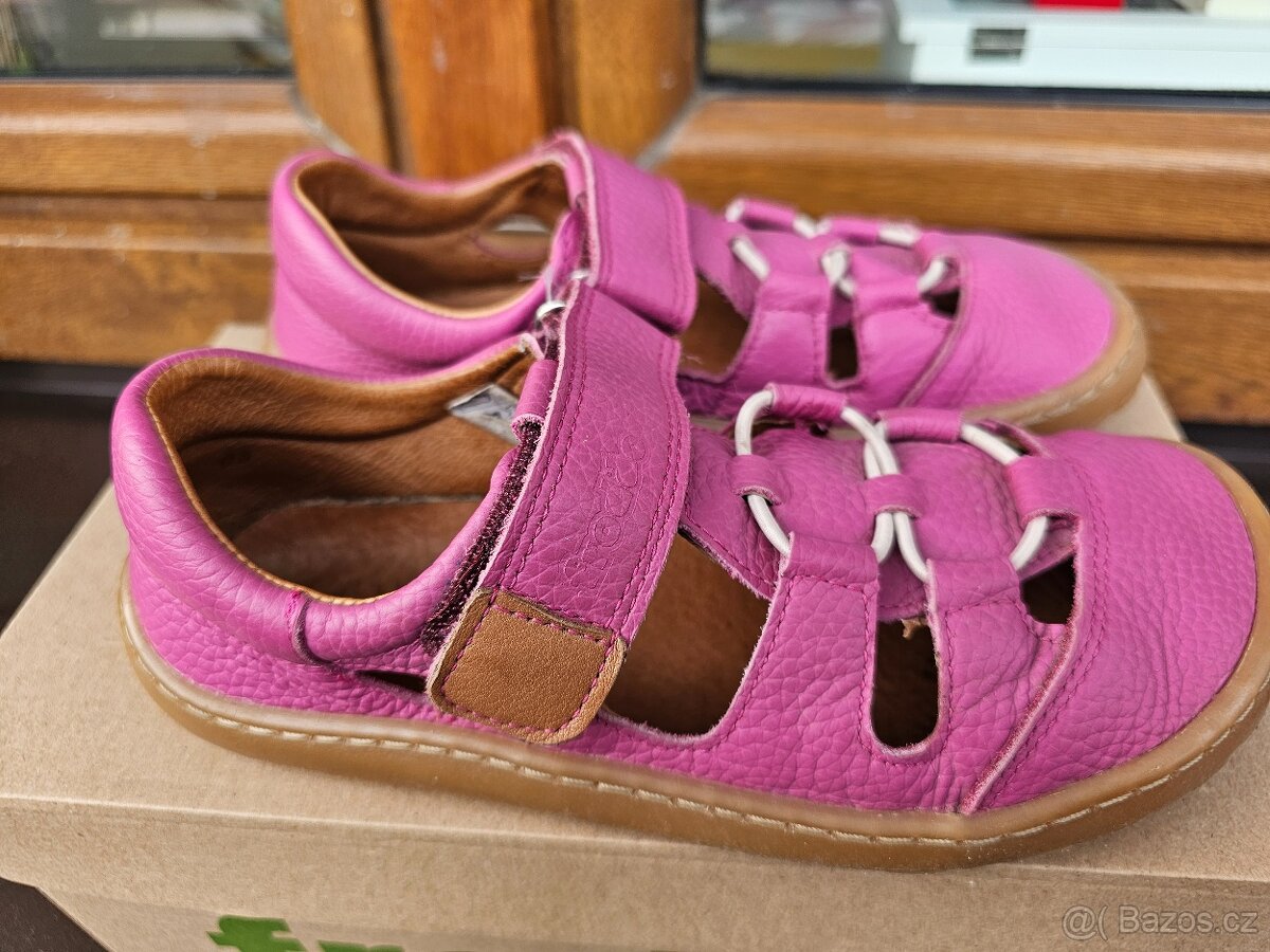 Barefoot sandálky Froddo Elastic Fuxia vel. 32