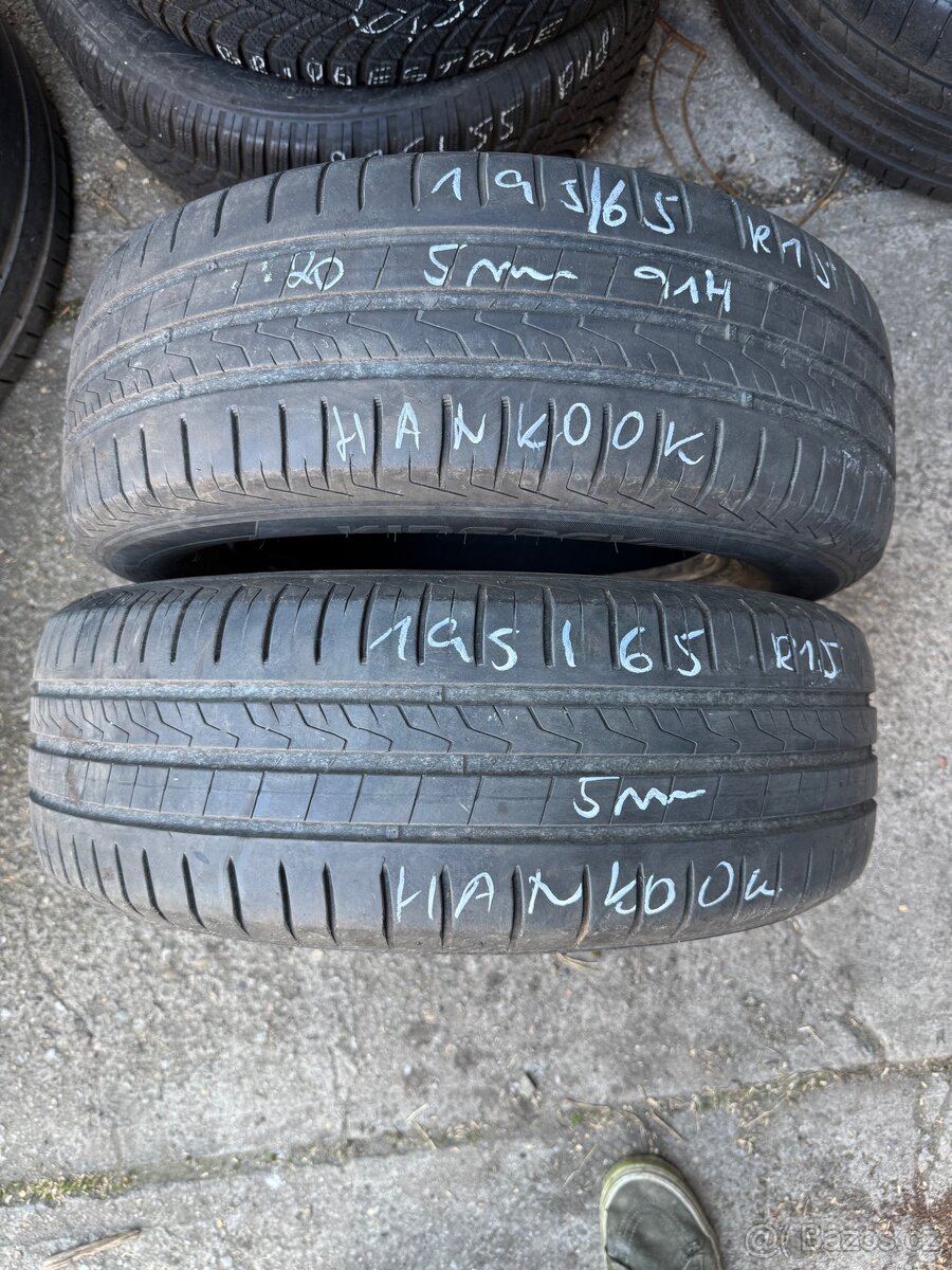 Letní pneu 2x195/65 R15 Hankook