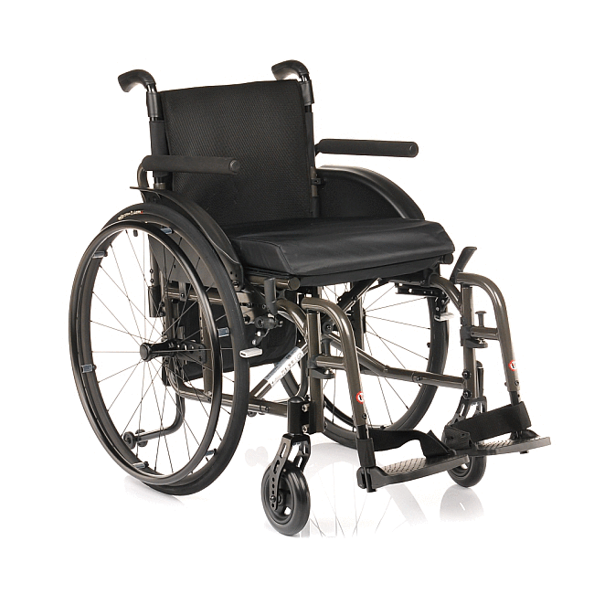 INVALIDNÍ VOZÍK-47CM-AKTIVNÍ-LEHKÝ-MOHU ZASLAT PO ČR - [