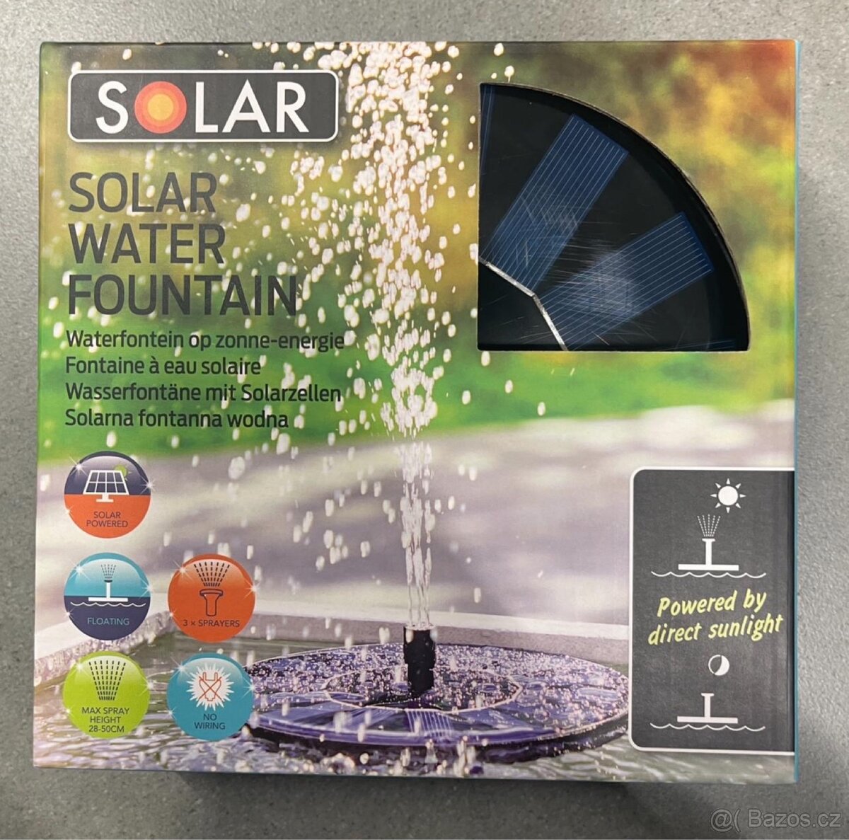Solární fontána - nová