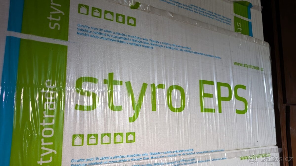 Polystyren EPS 140mm - 90m2, 200Kč/m2