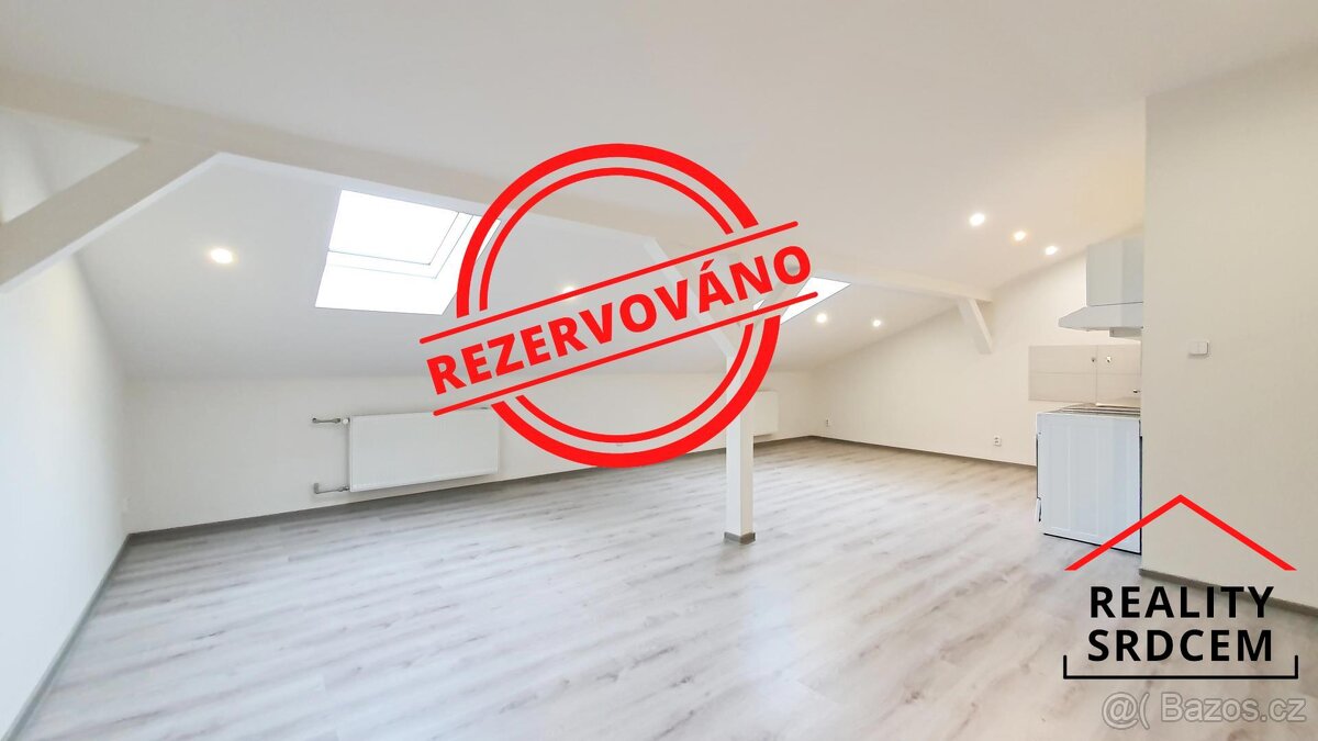 Pronájem podkrovního bytu 4+kk, 95 m2, ul. Nivnická, Ostrava