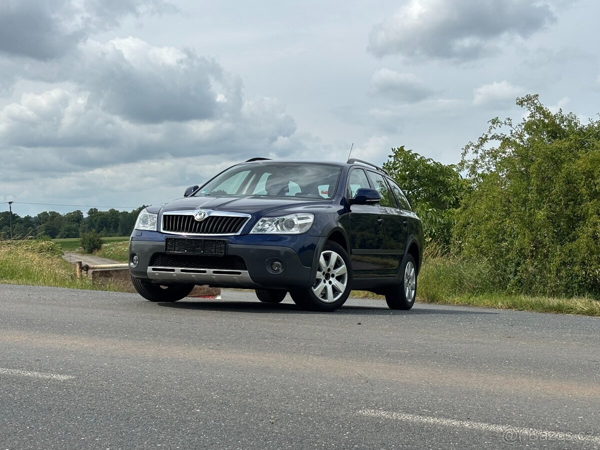 ŠKODA OCTAVIA 4X4 2.0TDI 103KW,EDICE SCOUT,MANUÁL,NAVIGACE